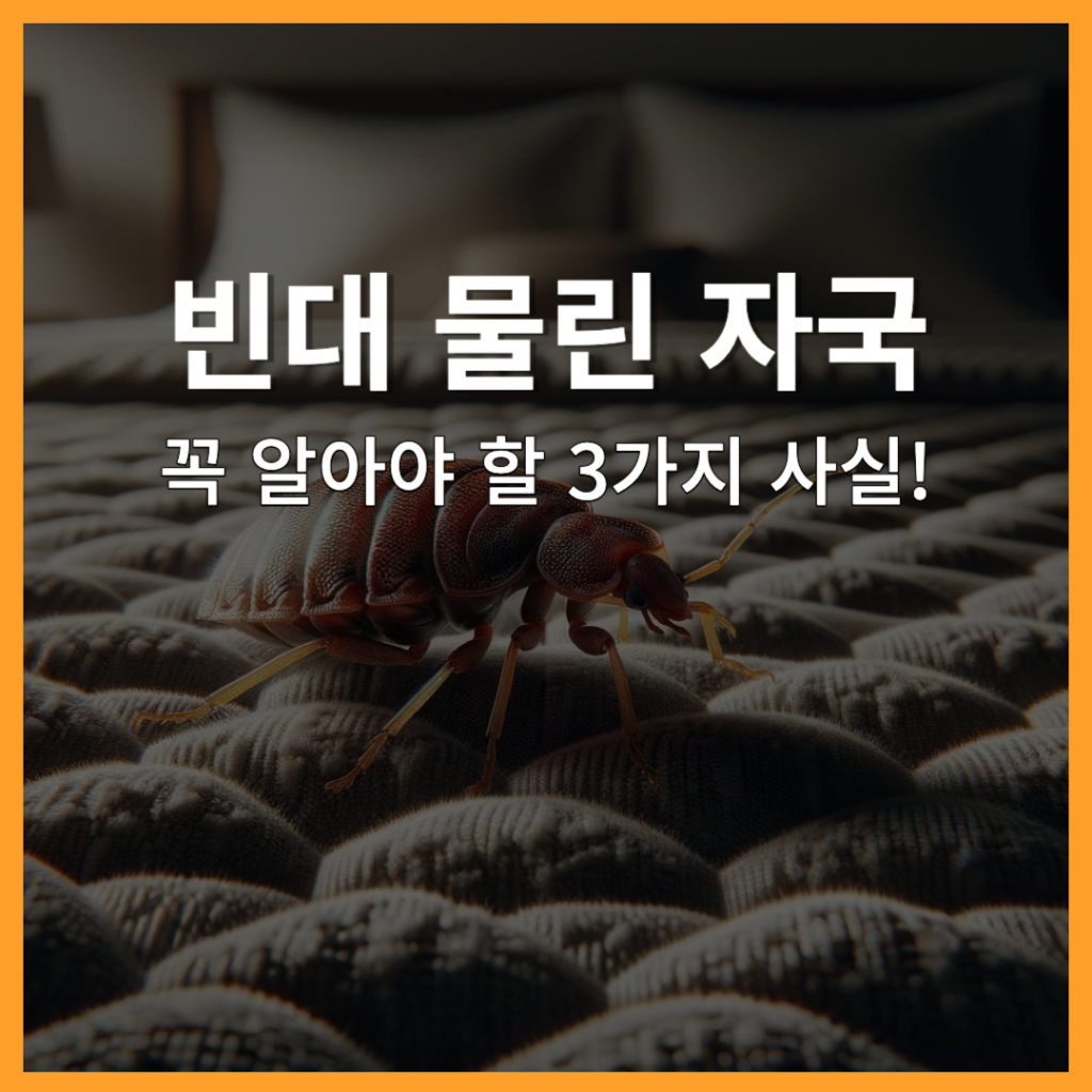 빈대 물린 자국 확인법 베드버그를 식별하는 완벽 가이드