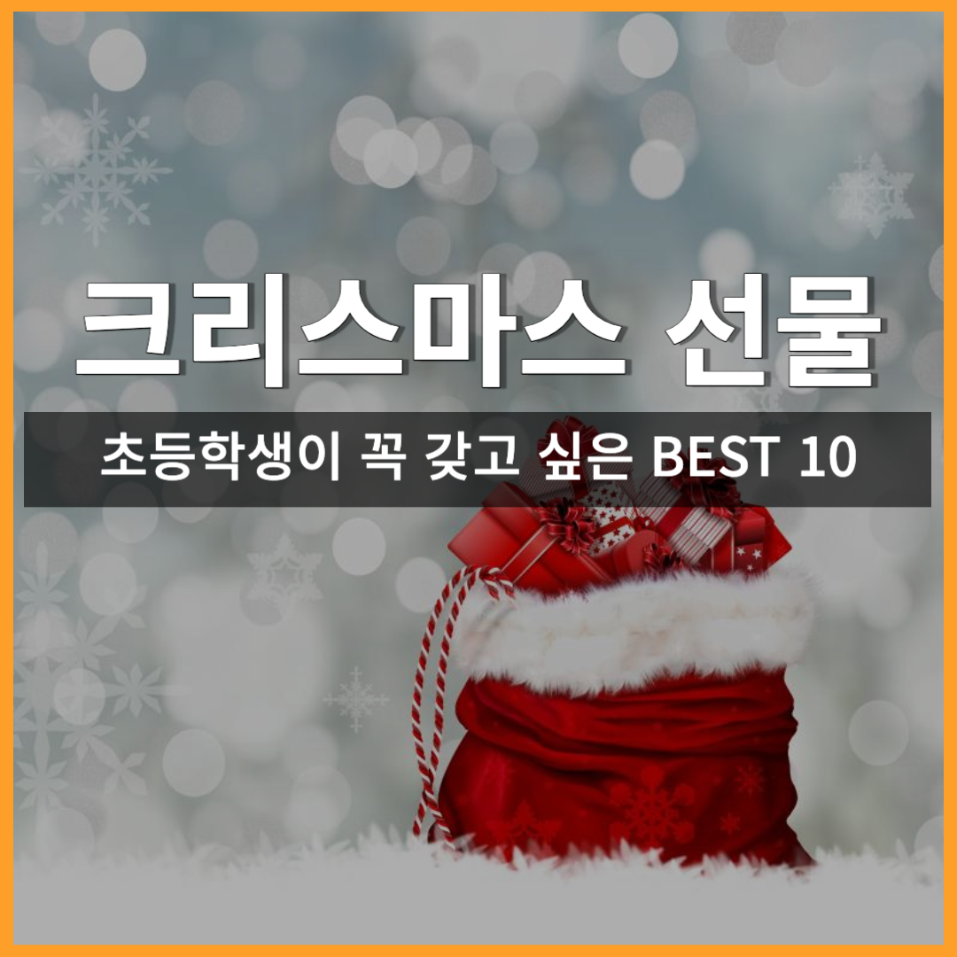 초등학생이 좋아하는 크리스마스 선물, 가격대별 추천 TOP 5